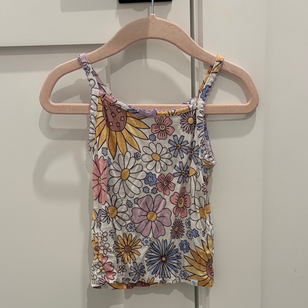 Posh Peanut Tank Top - Pastel Daisies